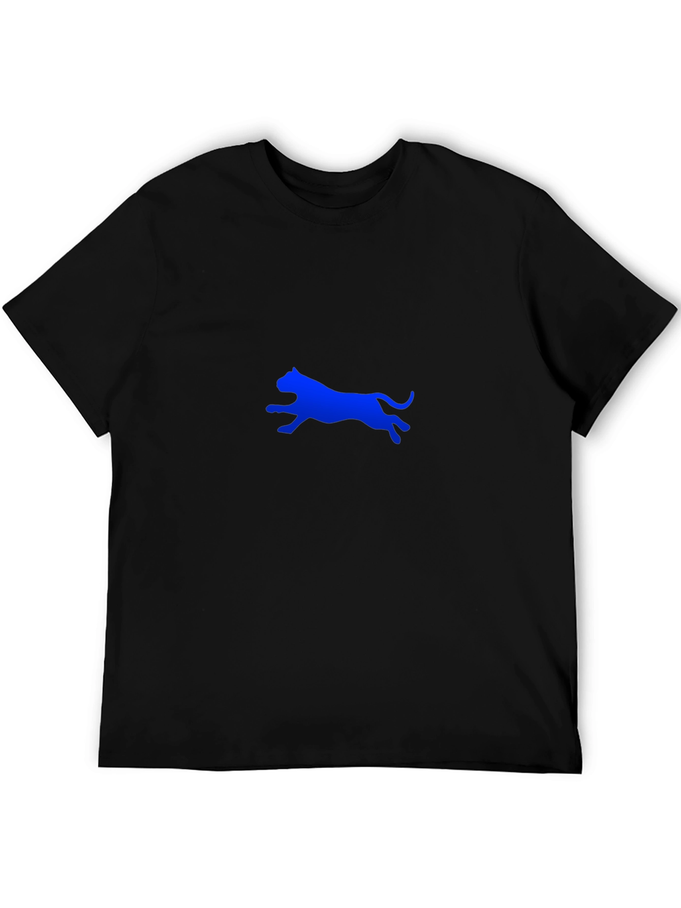 Blue Panther Graphic Tee - Stylish Black T-Shirt