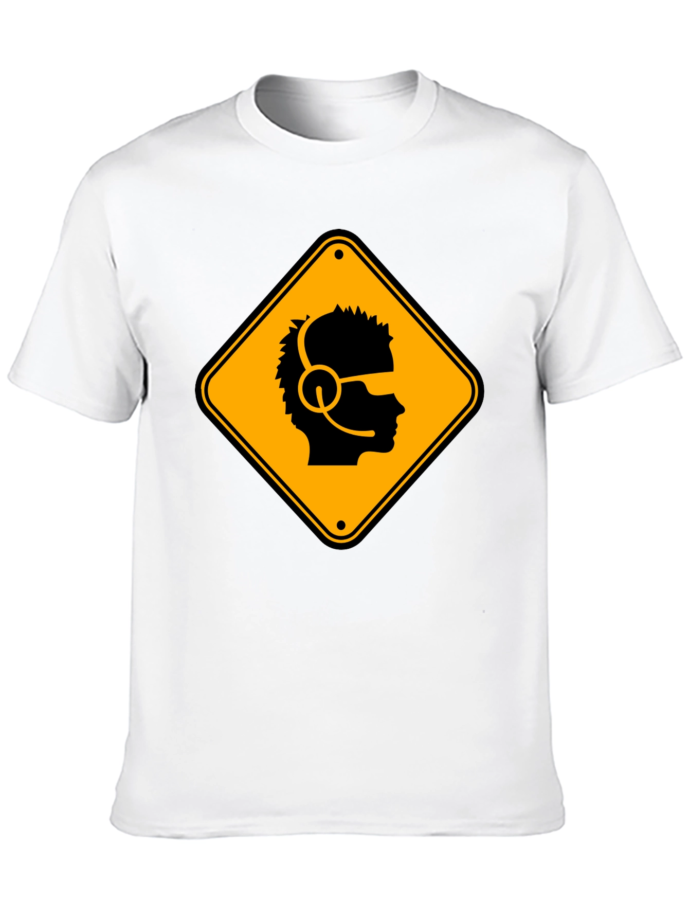 Gamer Hazard T-Shirt - Black Cotton Crew Neck Tee