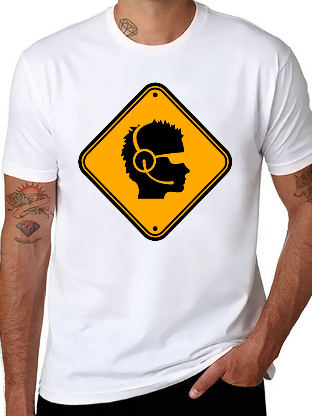 Gamer Hazard T-Shirt - Black Cotton Crew Neck Tee