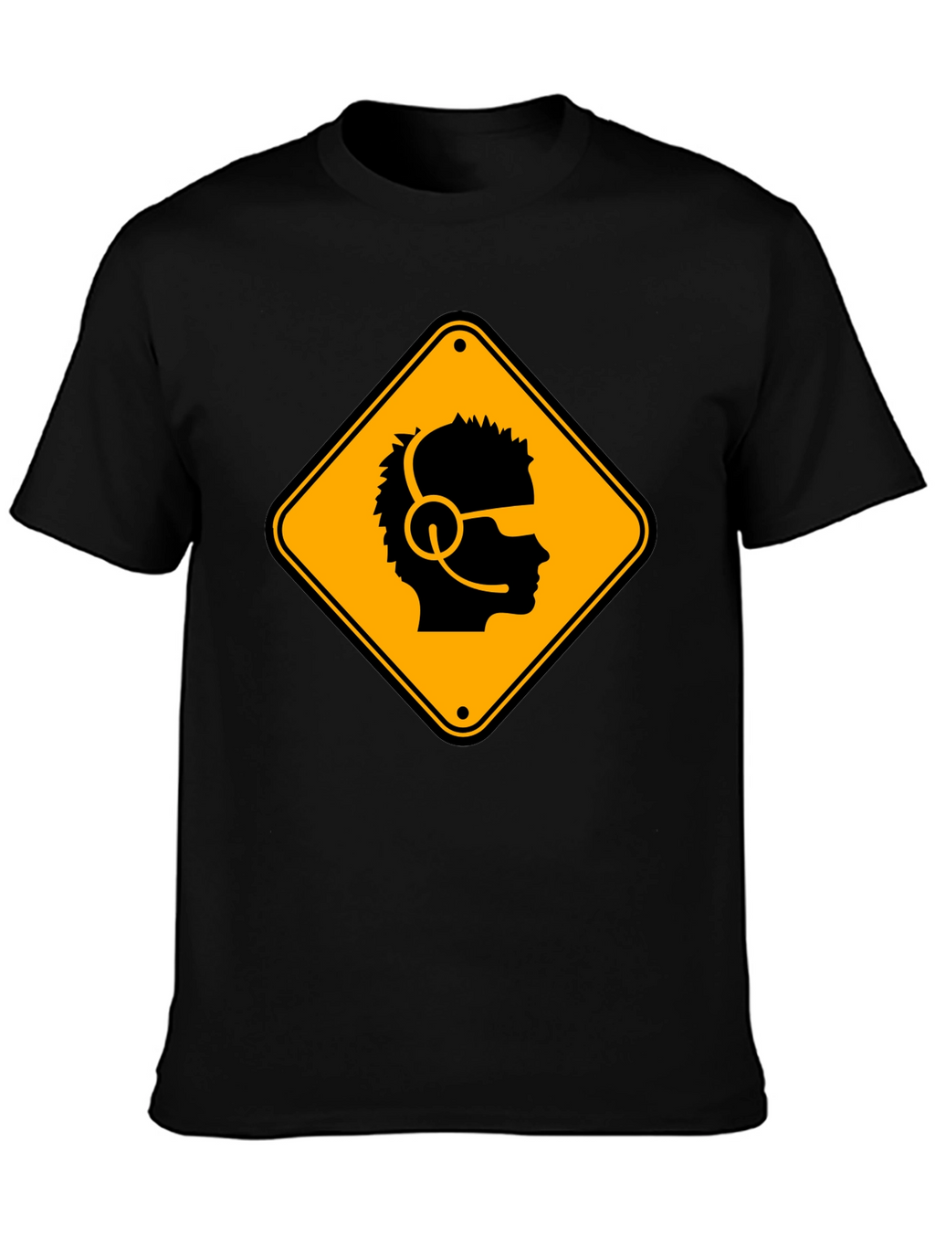 Gamer Hazard T-Shirt - Black Cotton Crew Neck Tee