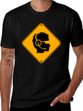Gamer Hazard T-Shirt - Black Cotton Crew Neck Tee