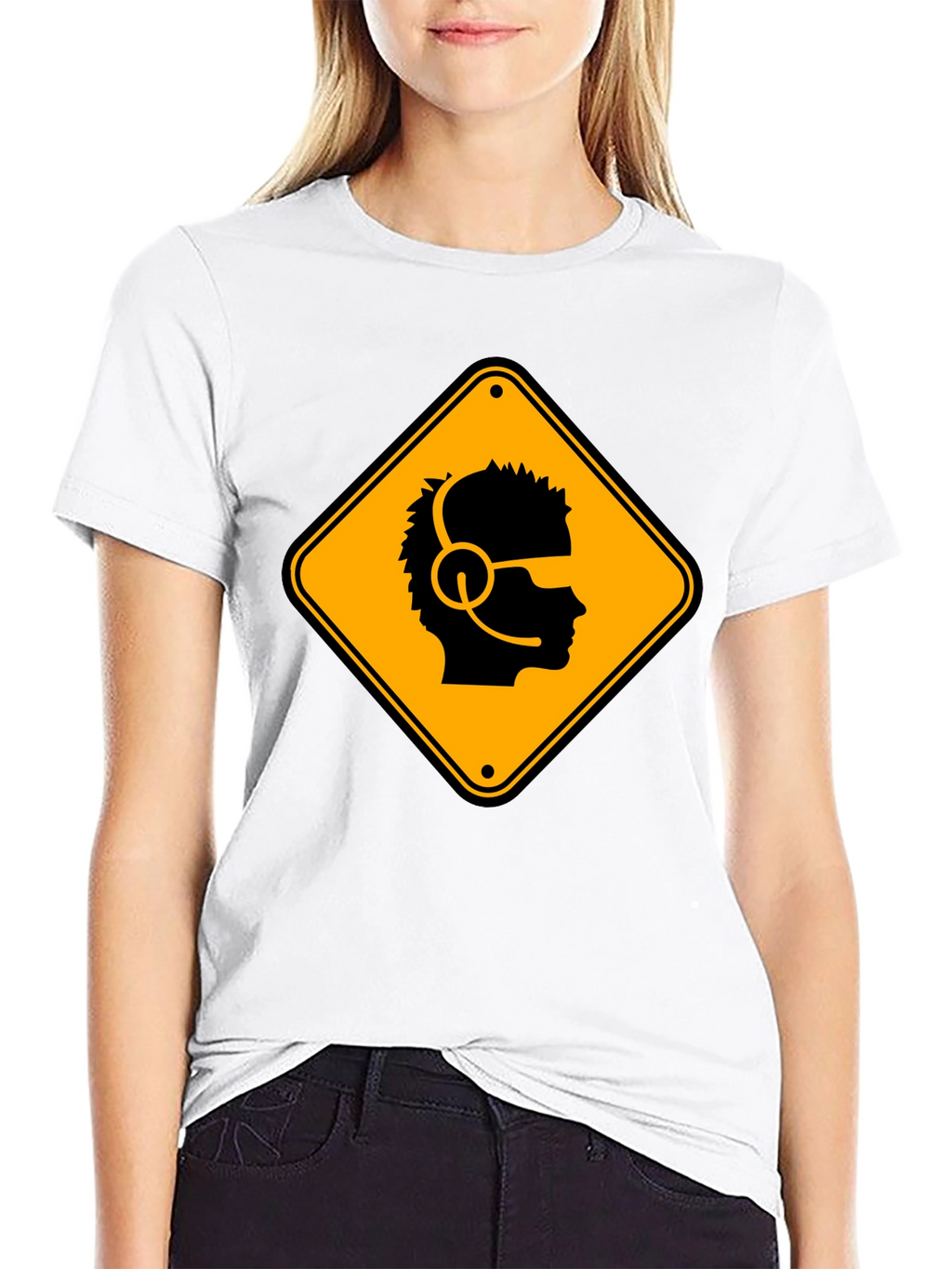 Gamer Hazard T-Shirt - Black Cotton Crew Neck Tee