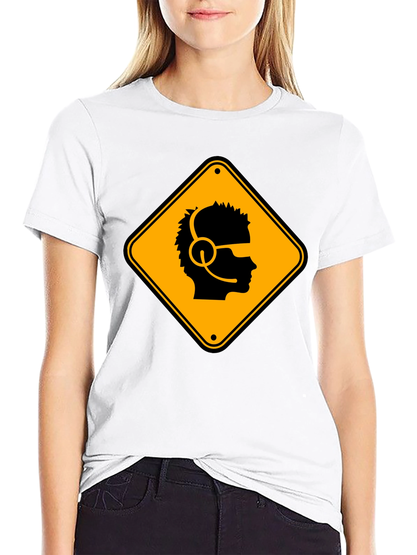 Gamer Hazard T-Shirt - Black Cotton Crew Neck Tee