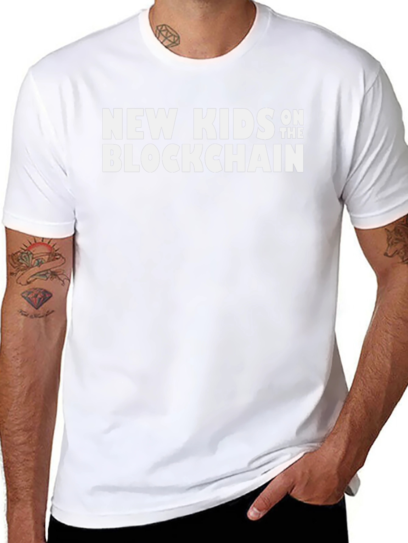 New Kids On The Blockchain Graphic Tee