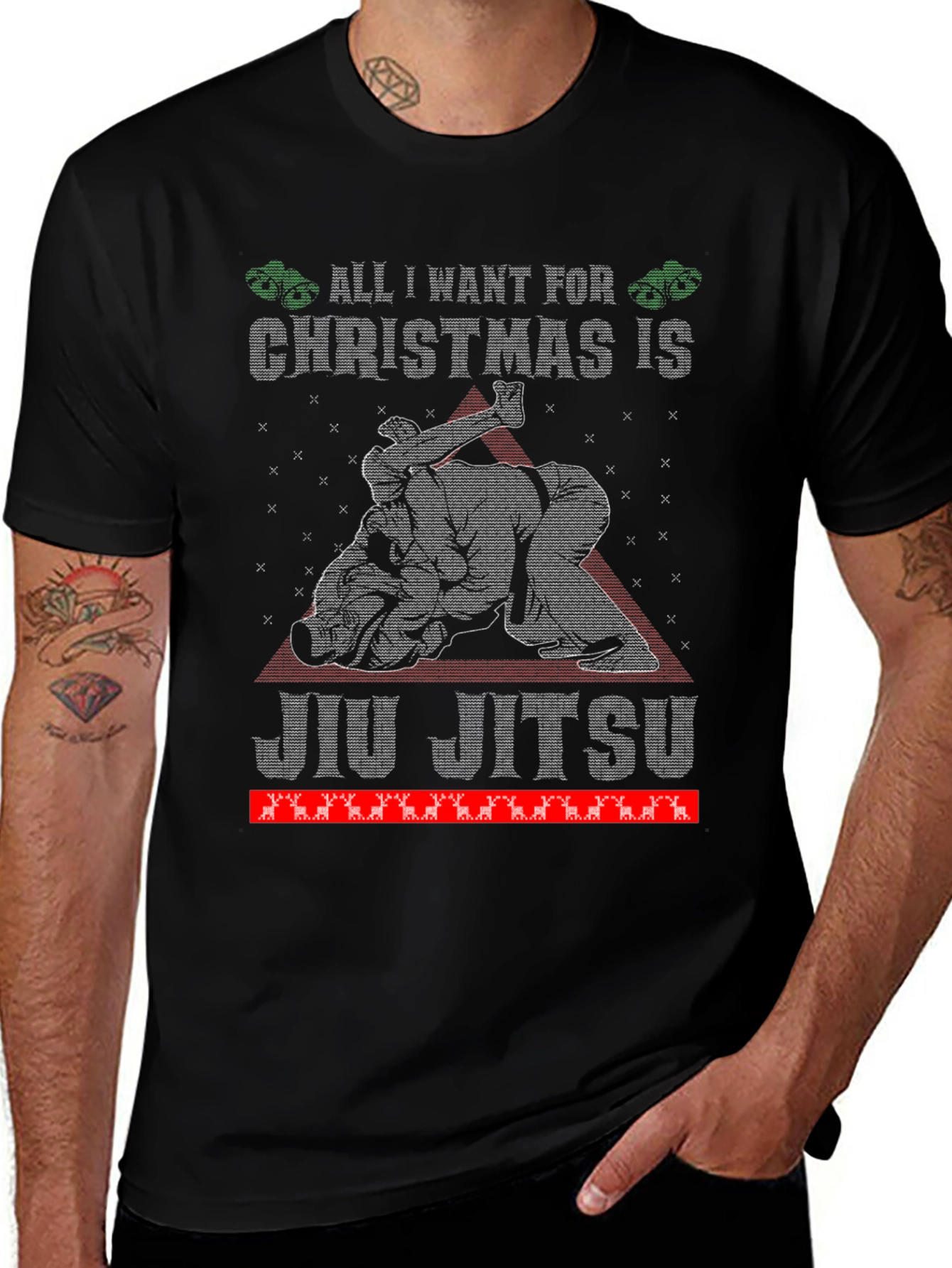 Jiu Jitsu Christmas T-Shirt