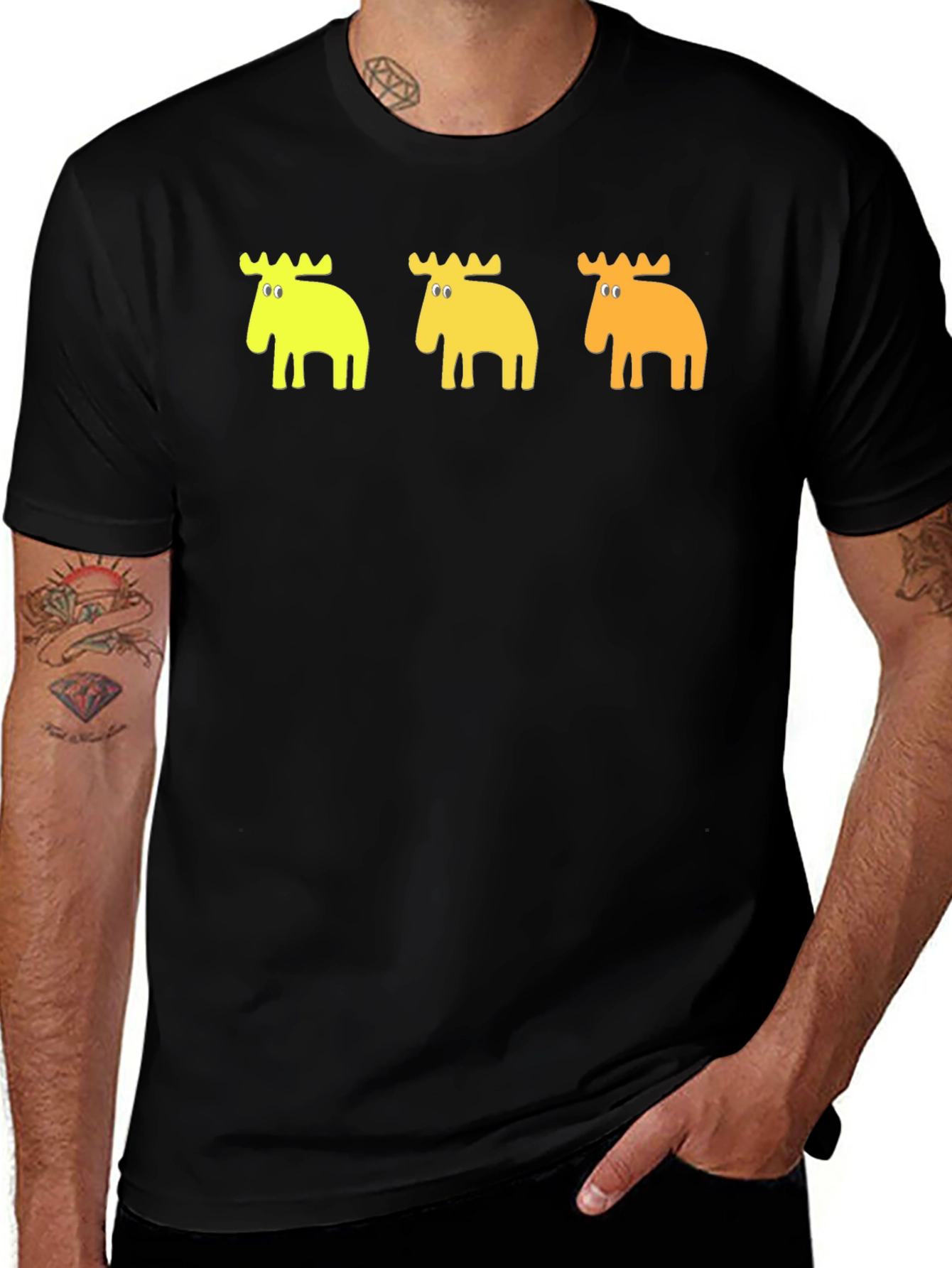 Moose Graphic Tee - Black T-Shirt