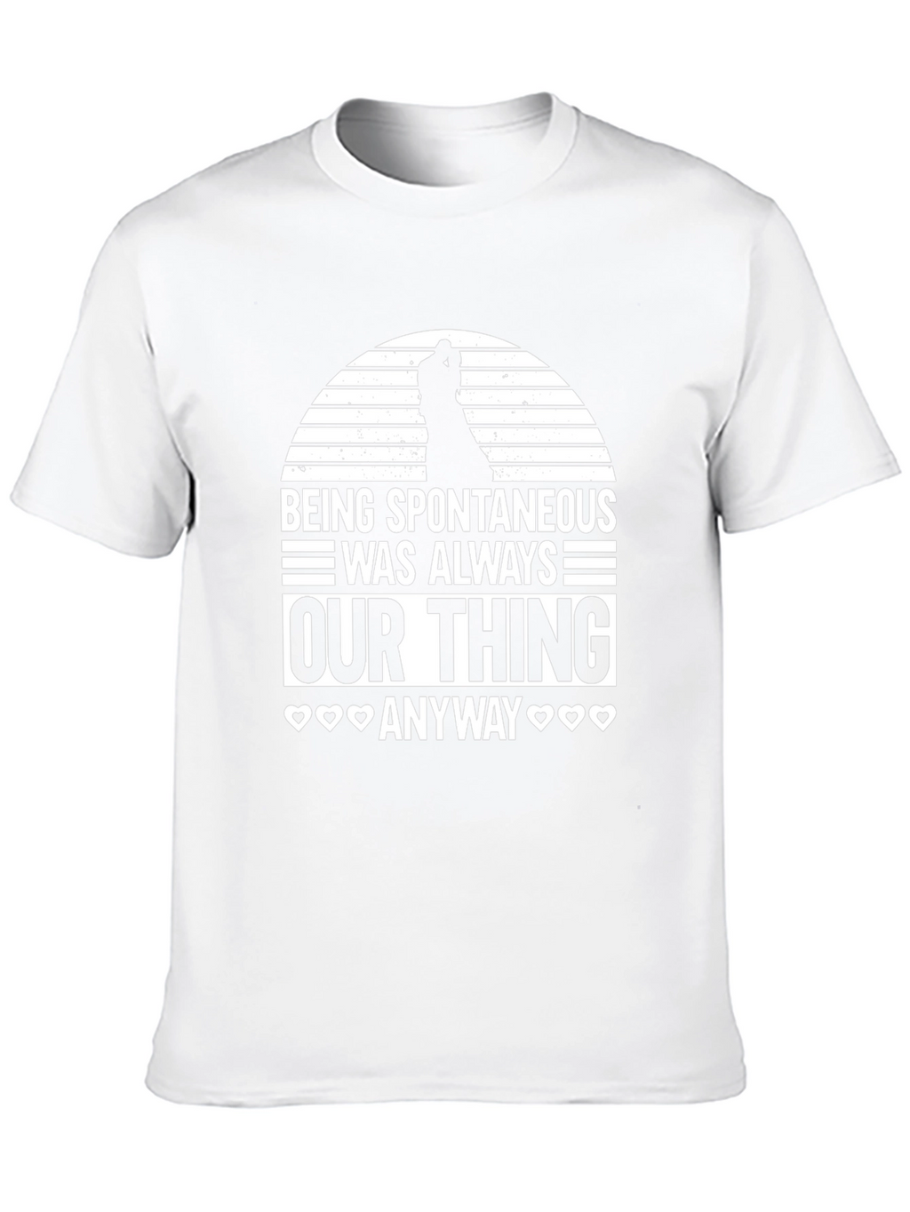 Spontaneous Thing Black Graphic Tee