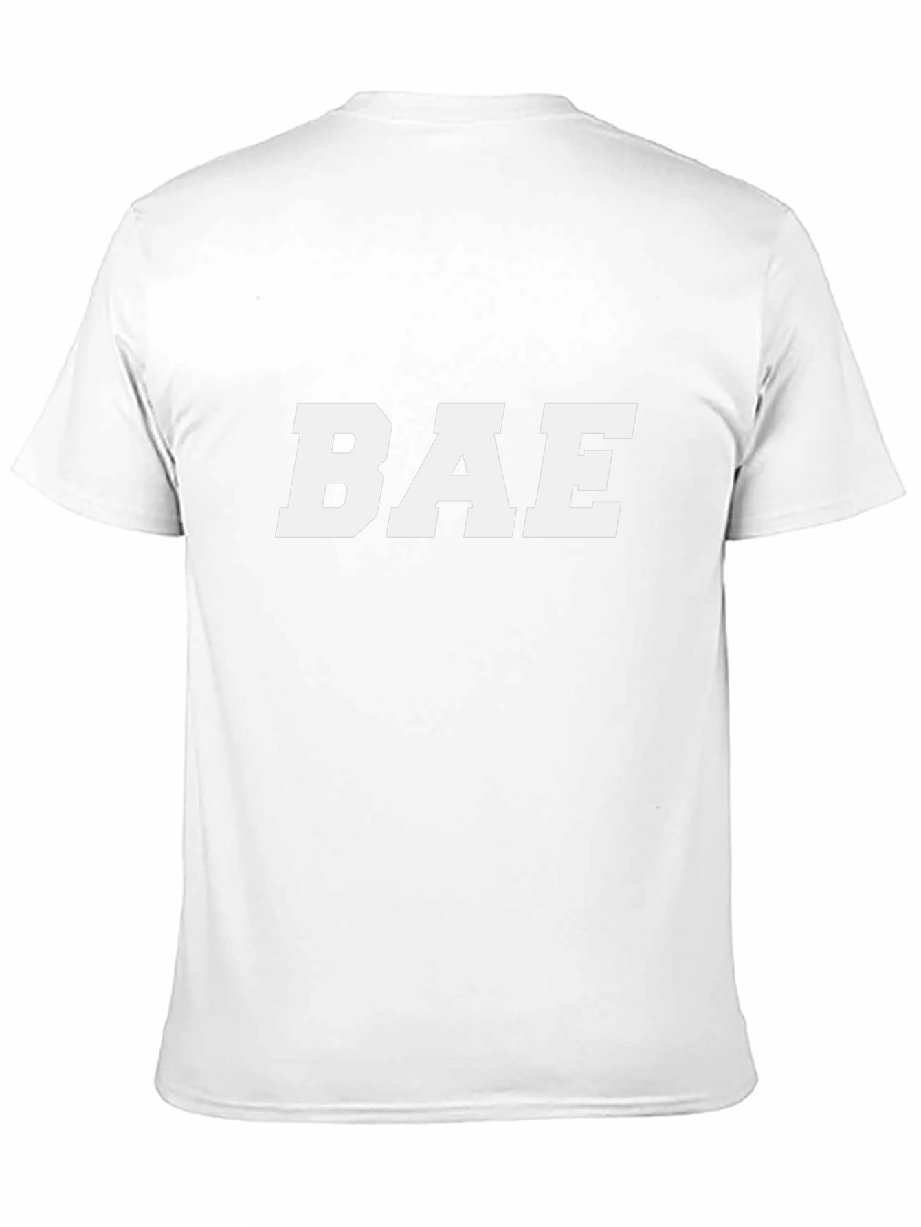 BAE Graphic T-Shirt - Black Cotton Casual Tee