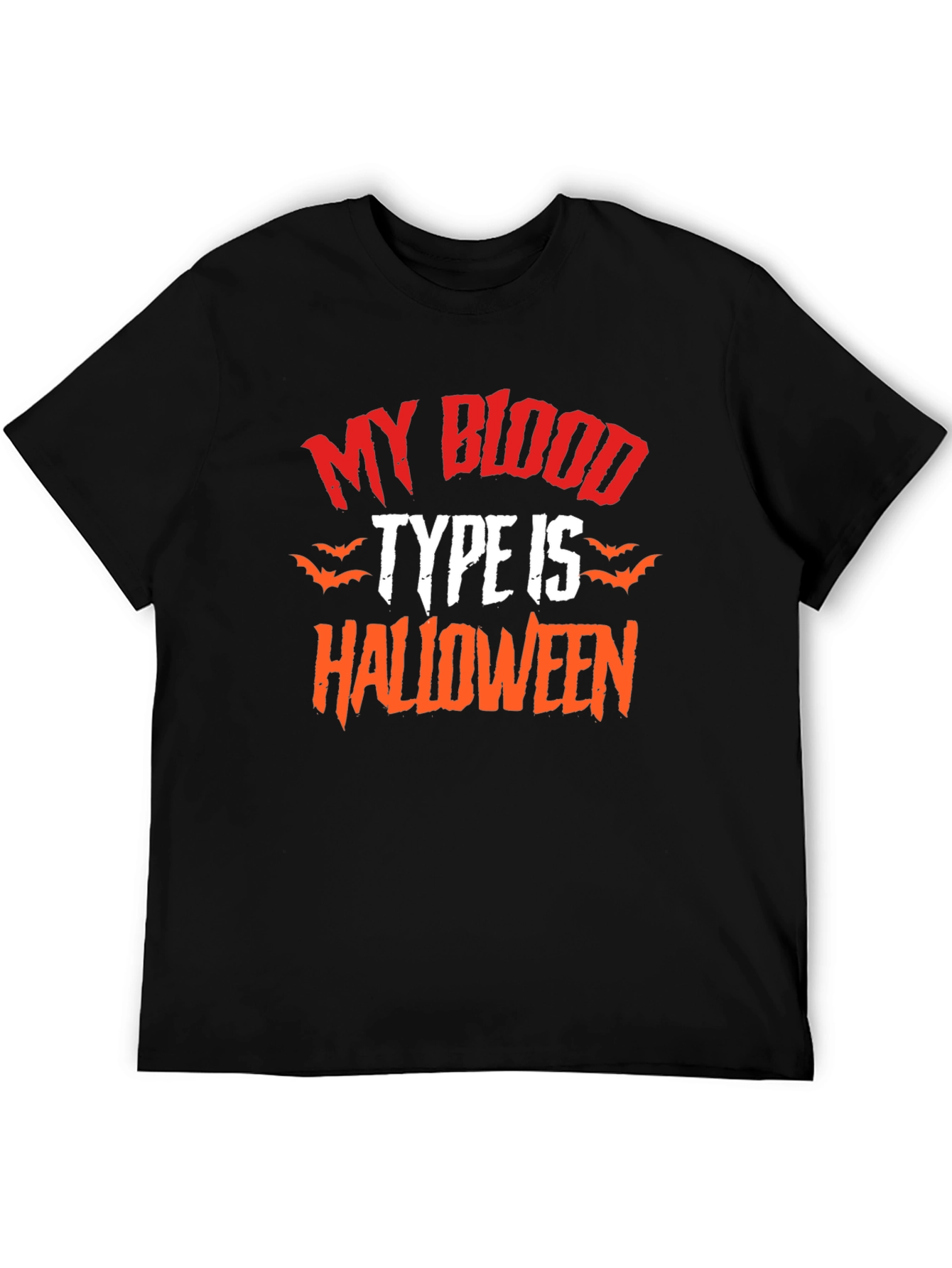Halloween Blood Type Graphic T-Shirt