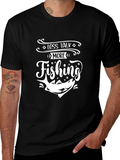Less Talk More Fishing Graphic Tee
