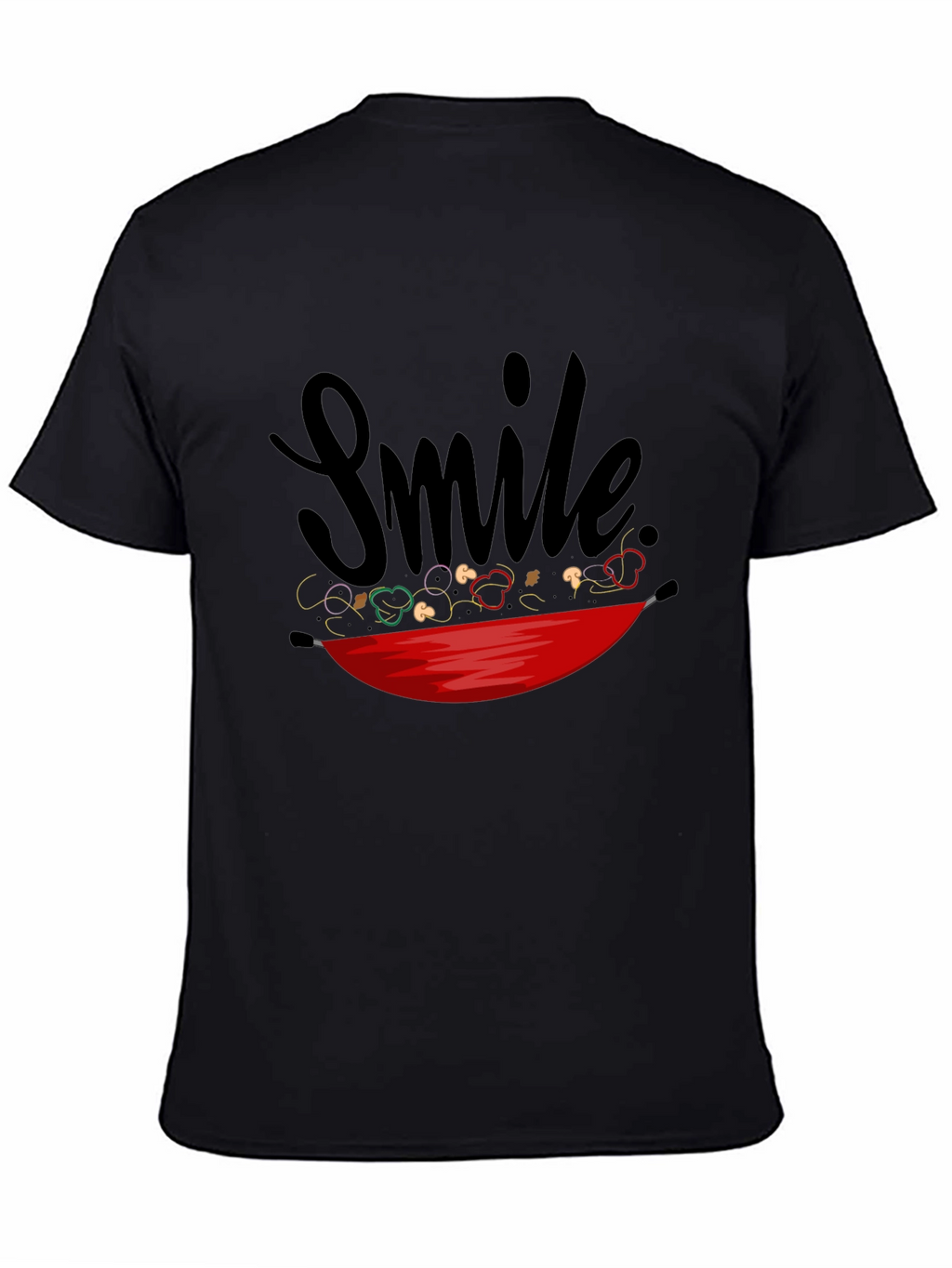 Smile Stir-Fry T-Shirt - Whimsical Graphic Tee
