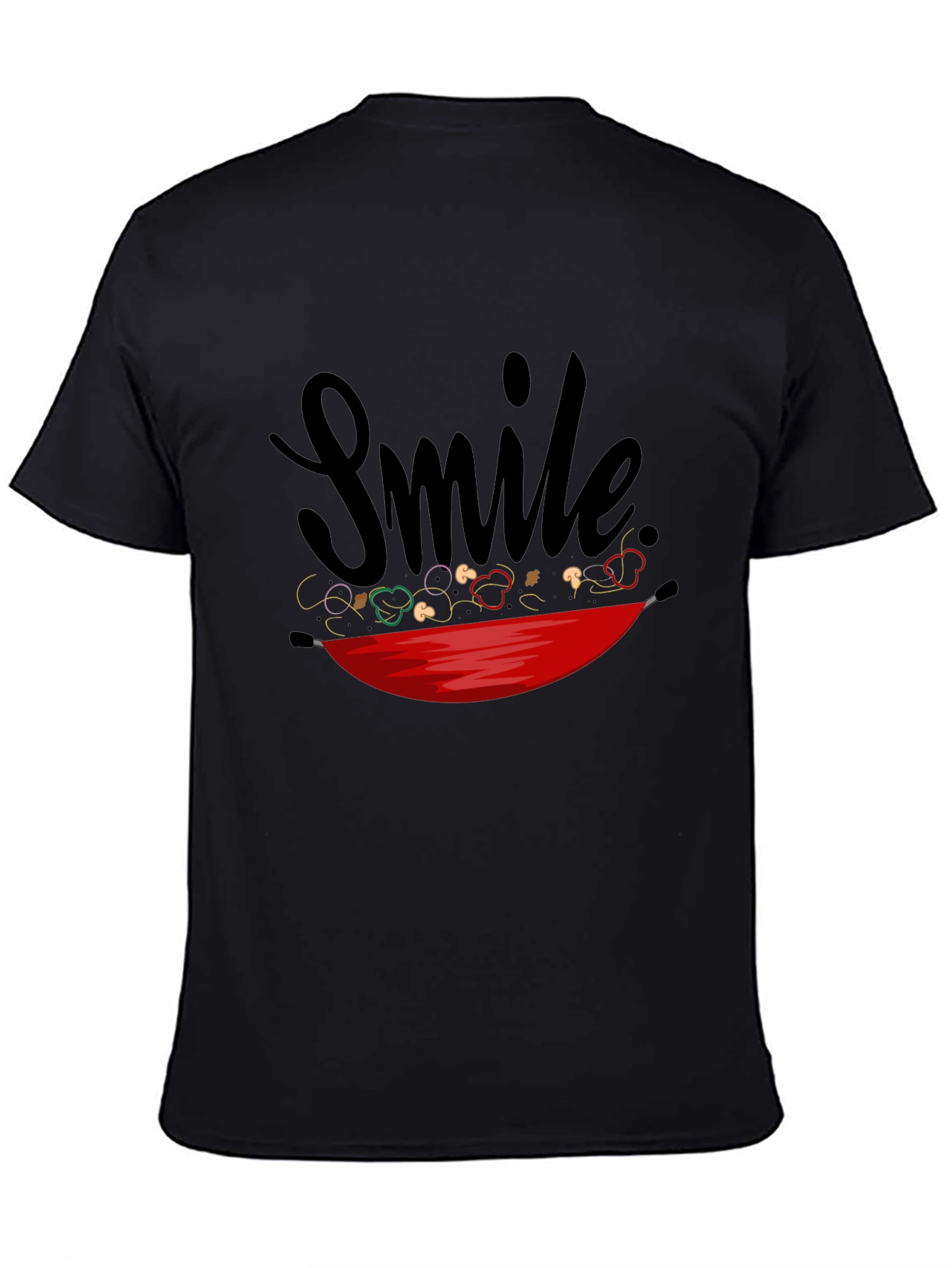 Smile Stir-Fry T-Shirt - Whimsical Graphic Tee