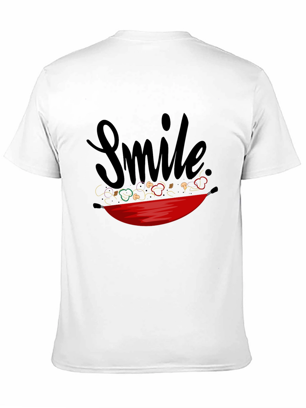 Smile Stir-Fry T-Shirt - Whimsical Graphic Tee