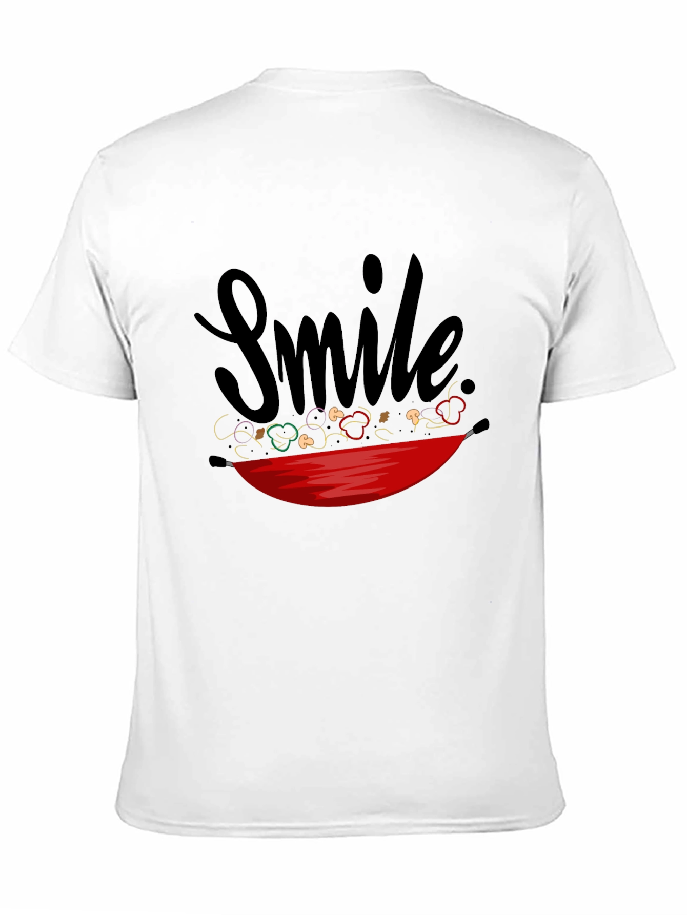 Smile Stir-Fry T-Shirt - Whimsical Graphic Tee