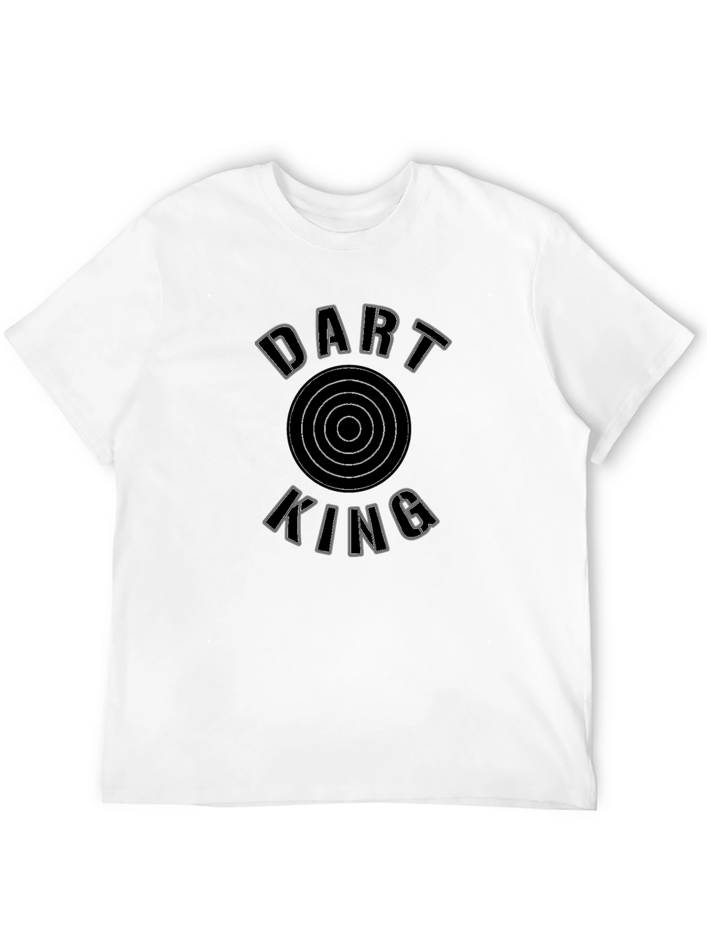 Dart King Black T-Shirt for Men