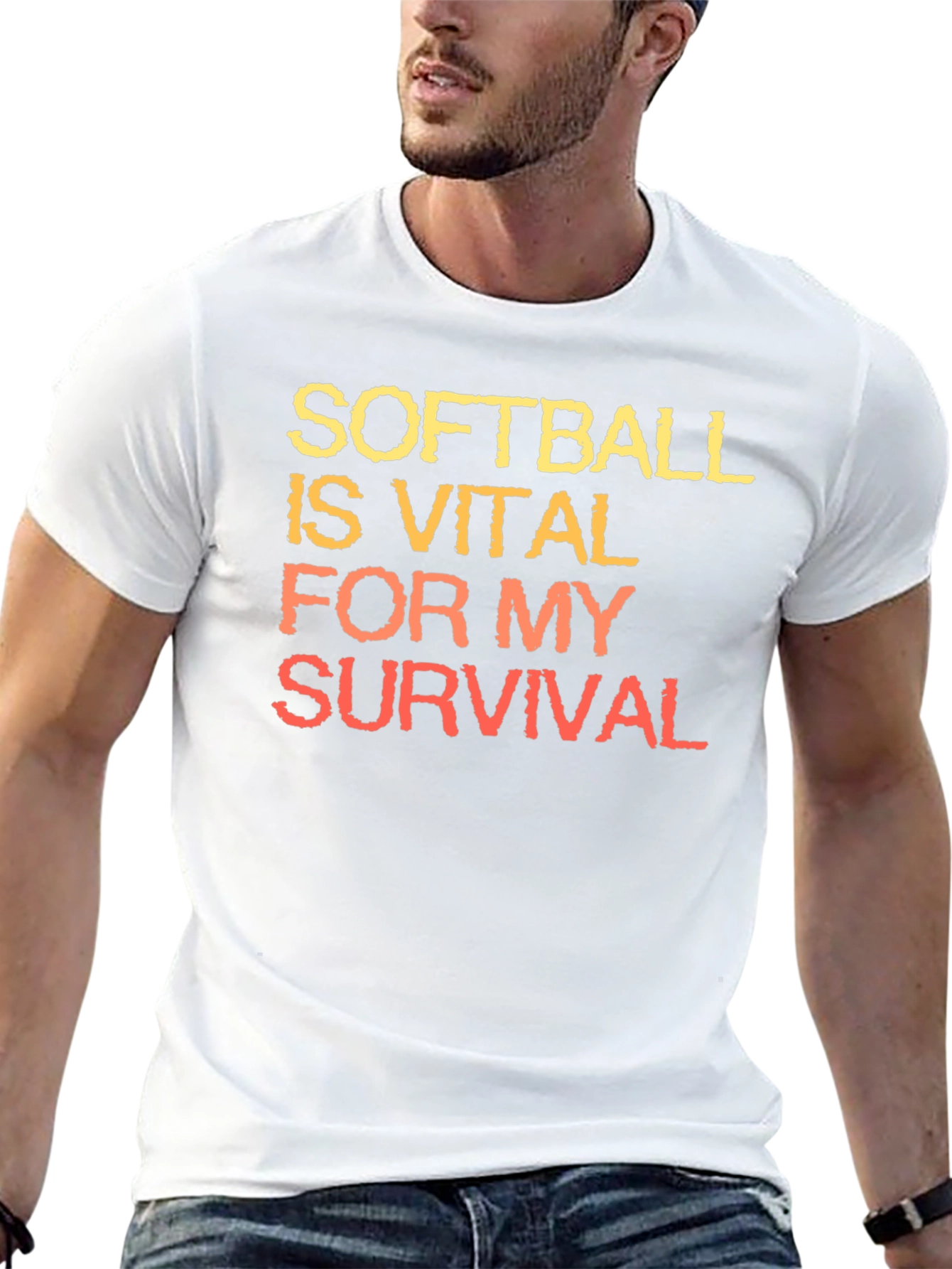 Softball is Vital Graphic T-Shirt