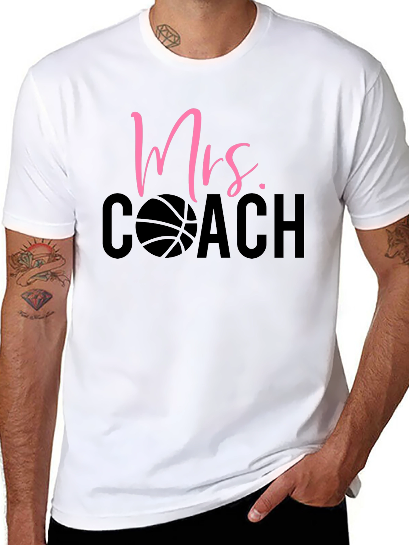 Mrs. Coach Graphic T-Shirt