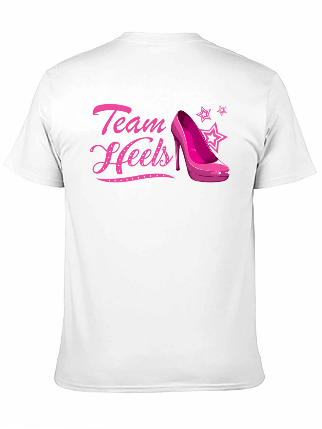 Team Heels Pink Shoe T-Shirt