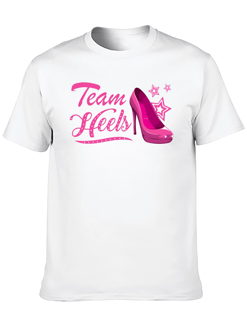 Team Heels Pink Shoe T-Shirt