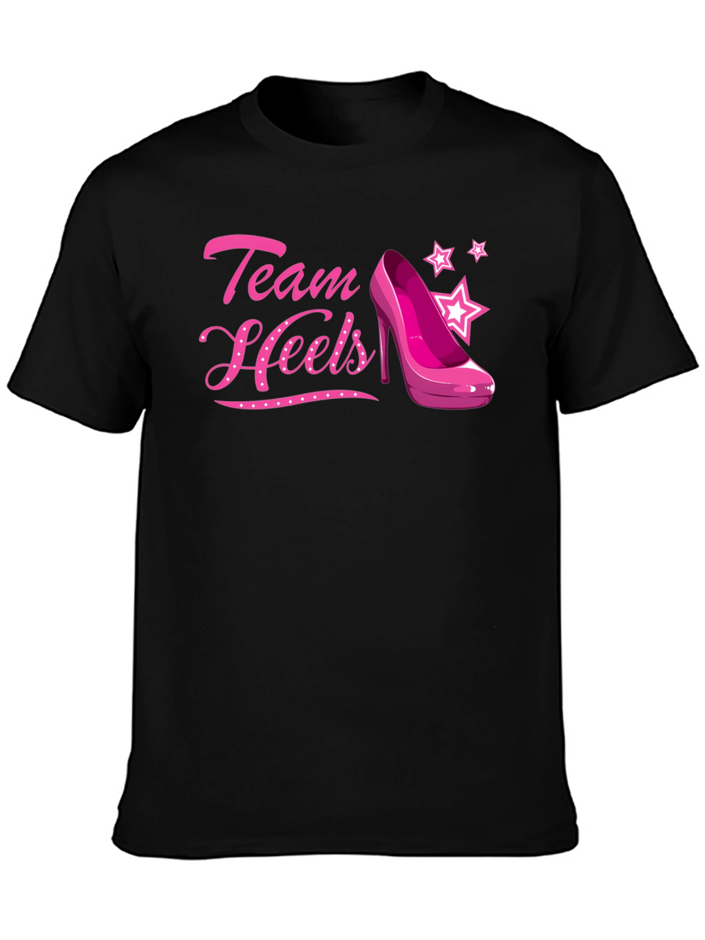 Team Heels Pink Shoe T-Shirt