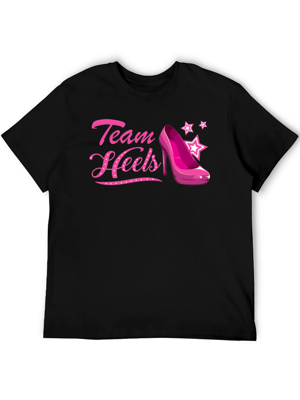 Team Heels Pink Shoe T-Shirt
