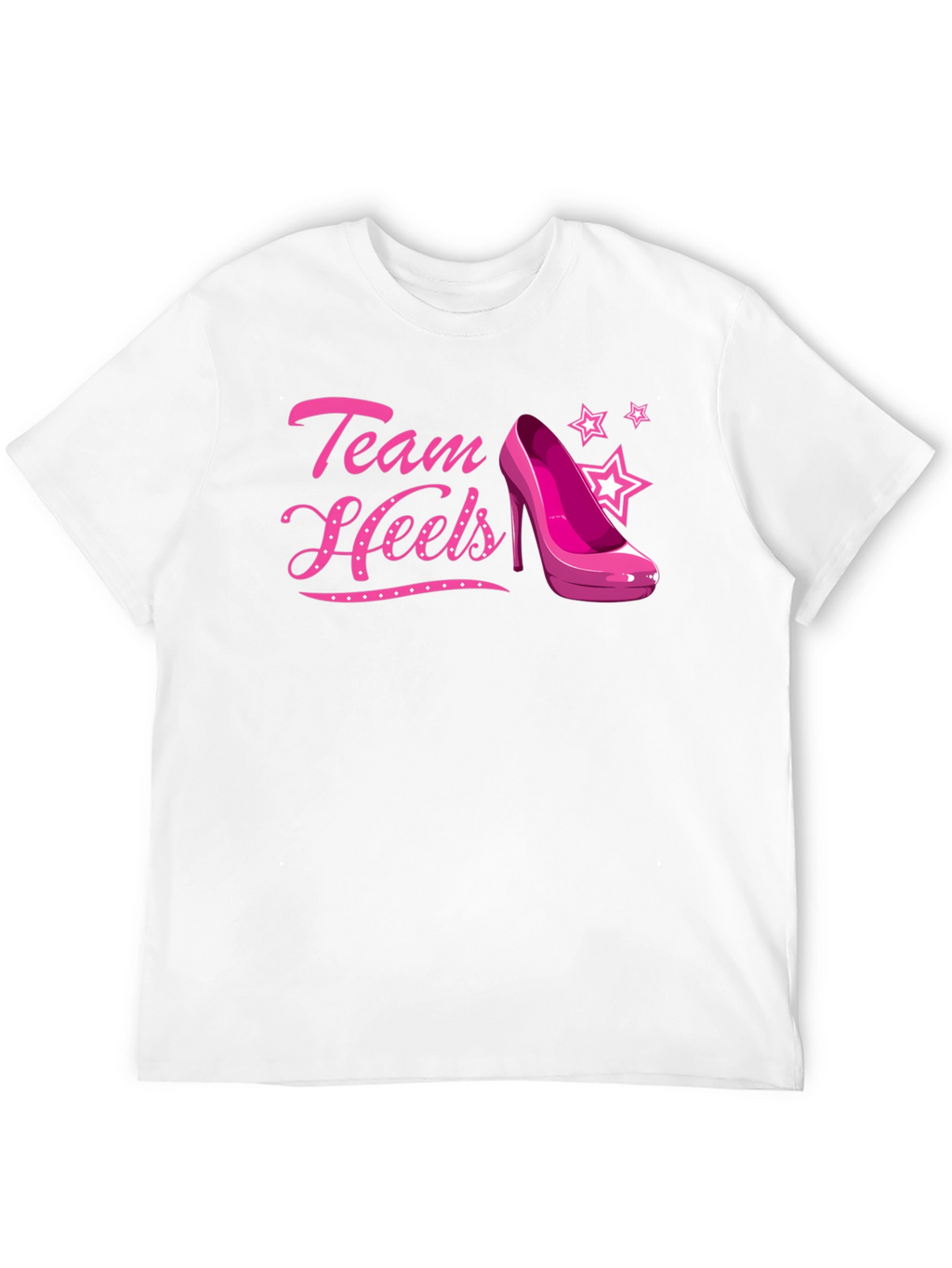 Team Heels Pink Shoe T-Shirt
