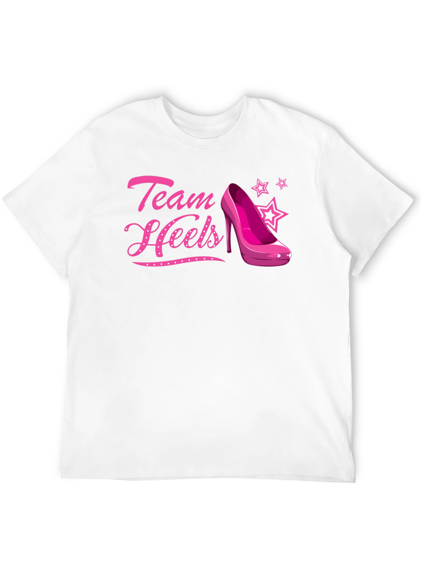 Team Heels Pink Shoe T-Shirt