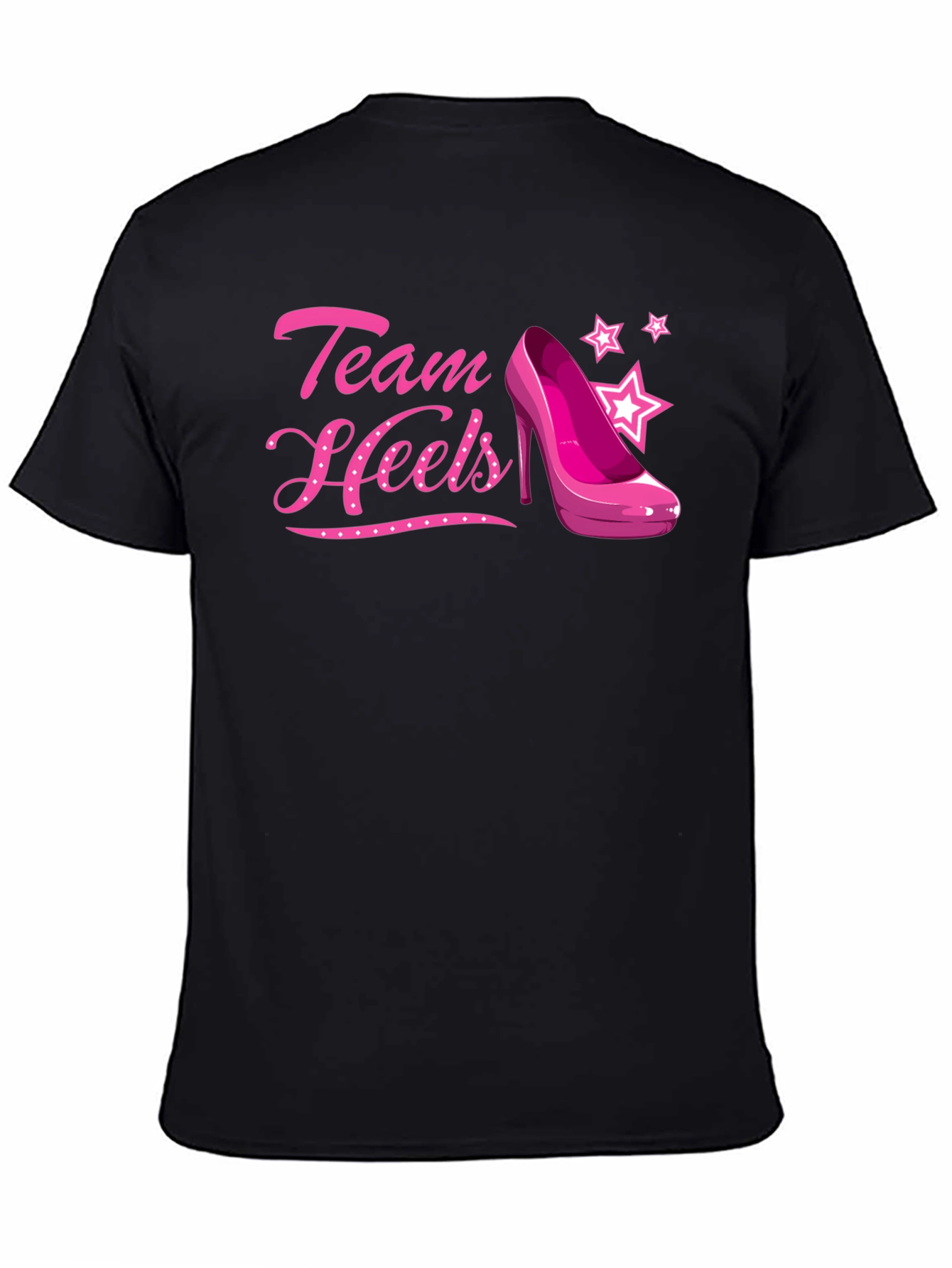 Team Heels Pink Shoe T-Shirt