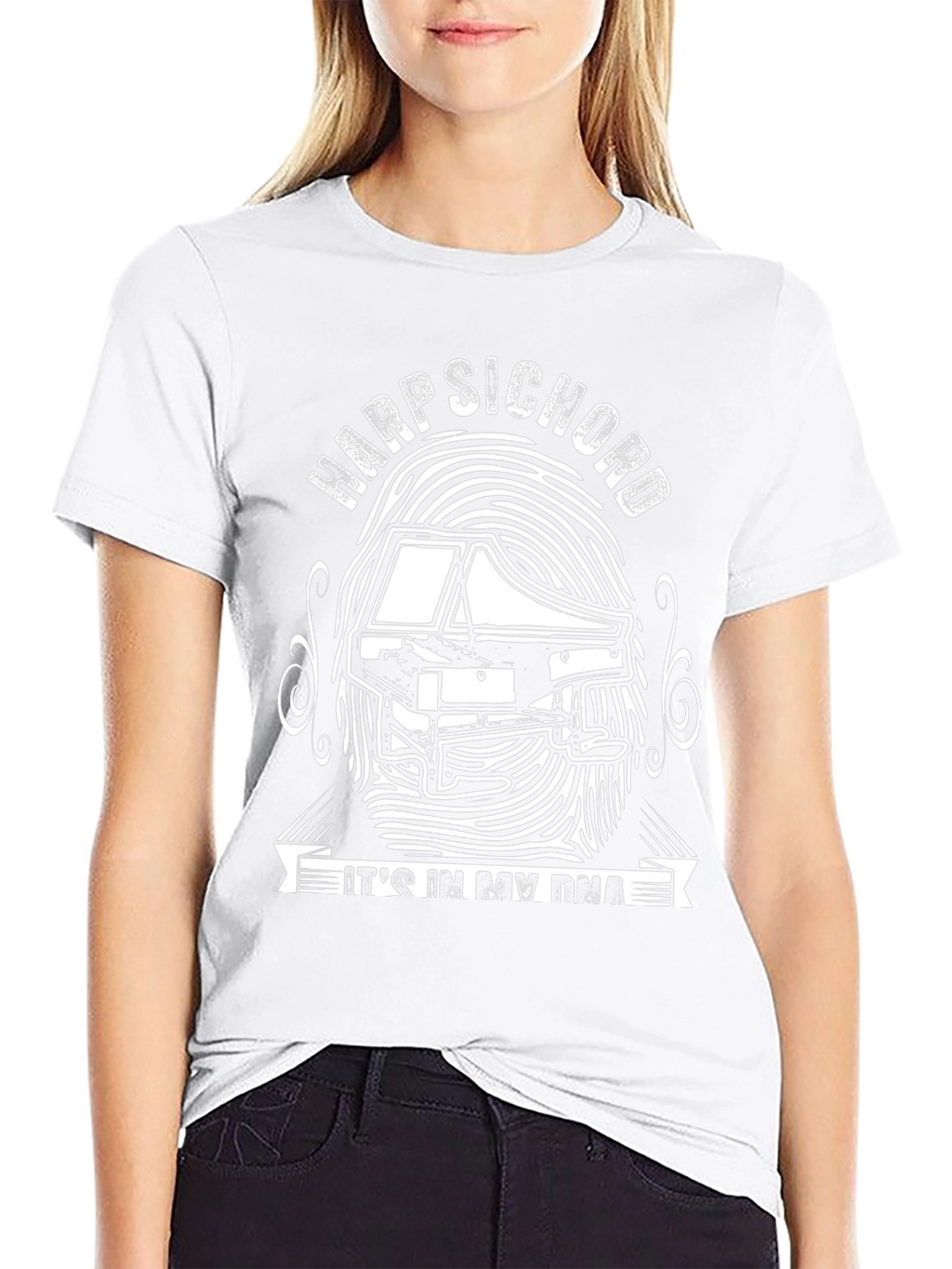 Harpsichord DNA T-Shirt - Music Lover Tee