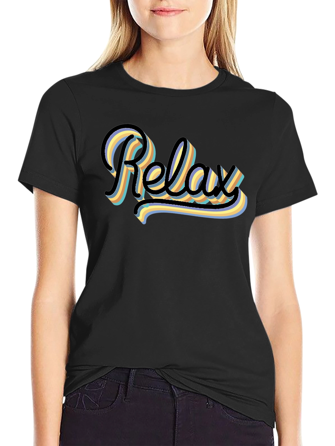 Relax Graphic T-Shirt - Retro Style