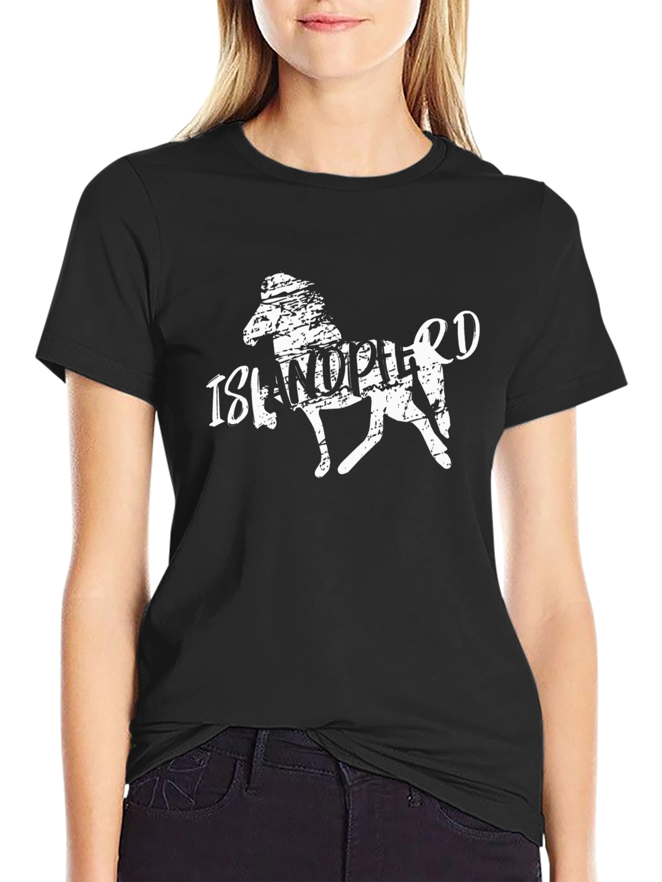Icelandic Horse T-Shirt - Distressed Graphic Tee