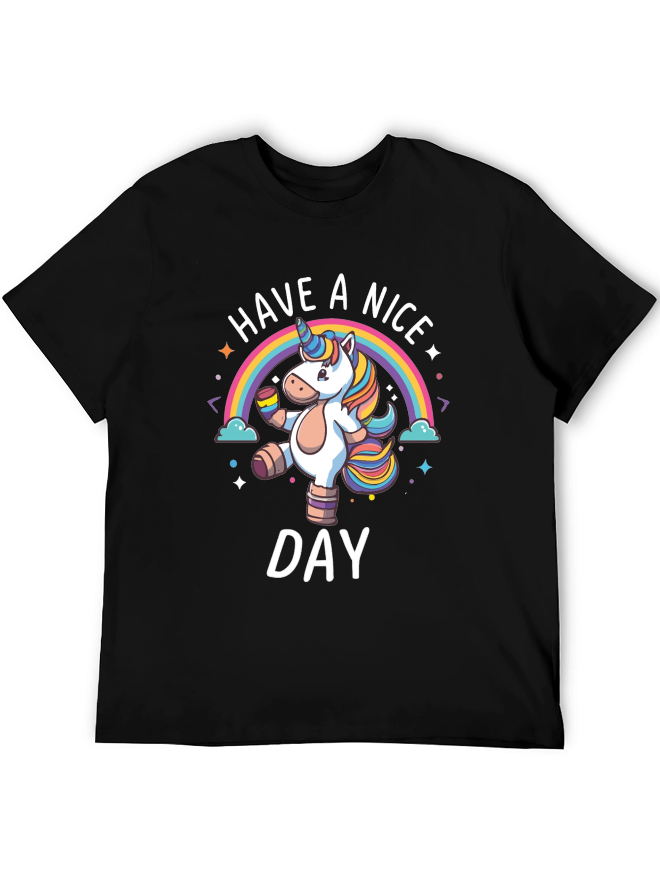 Have a Nice Day Unicorn Graphic Tee
