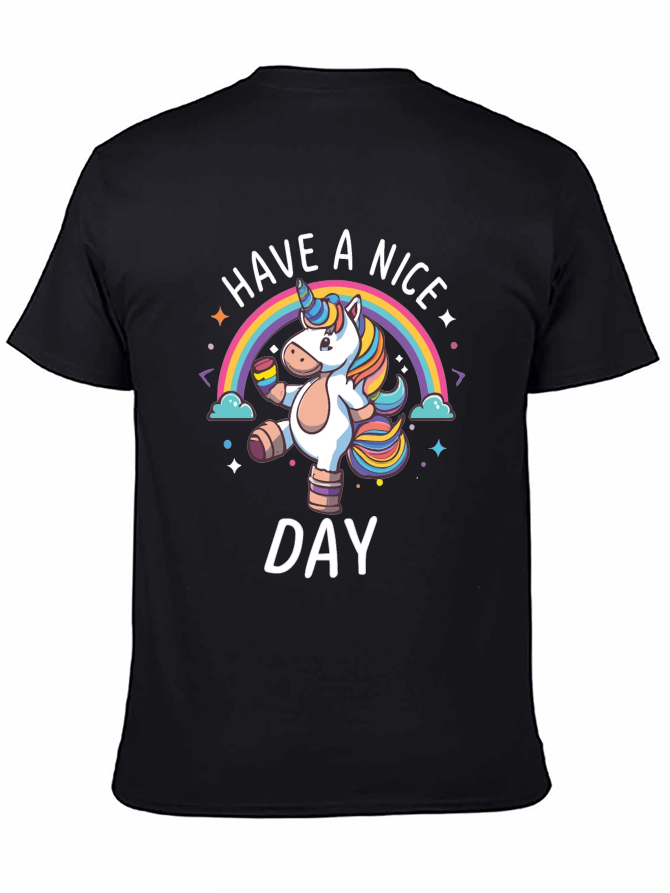 Have a Nice Day Unicorn Graphic Tee
