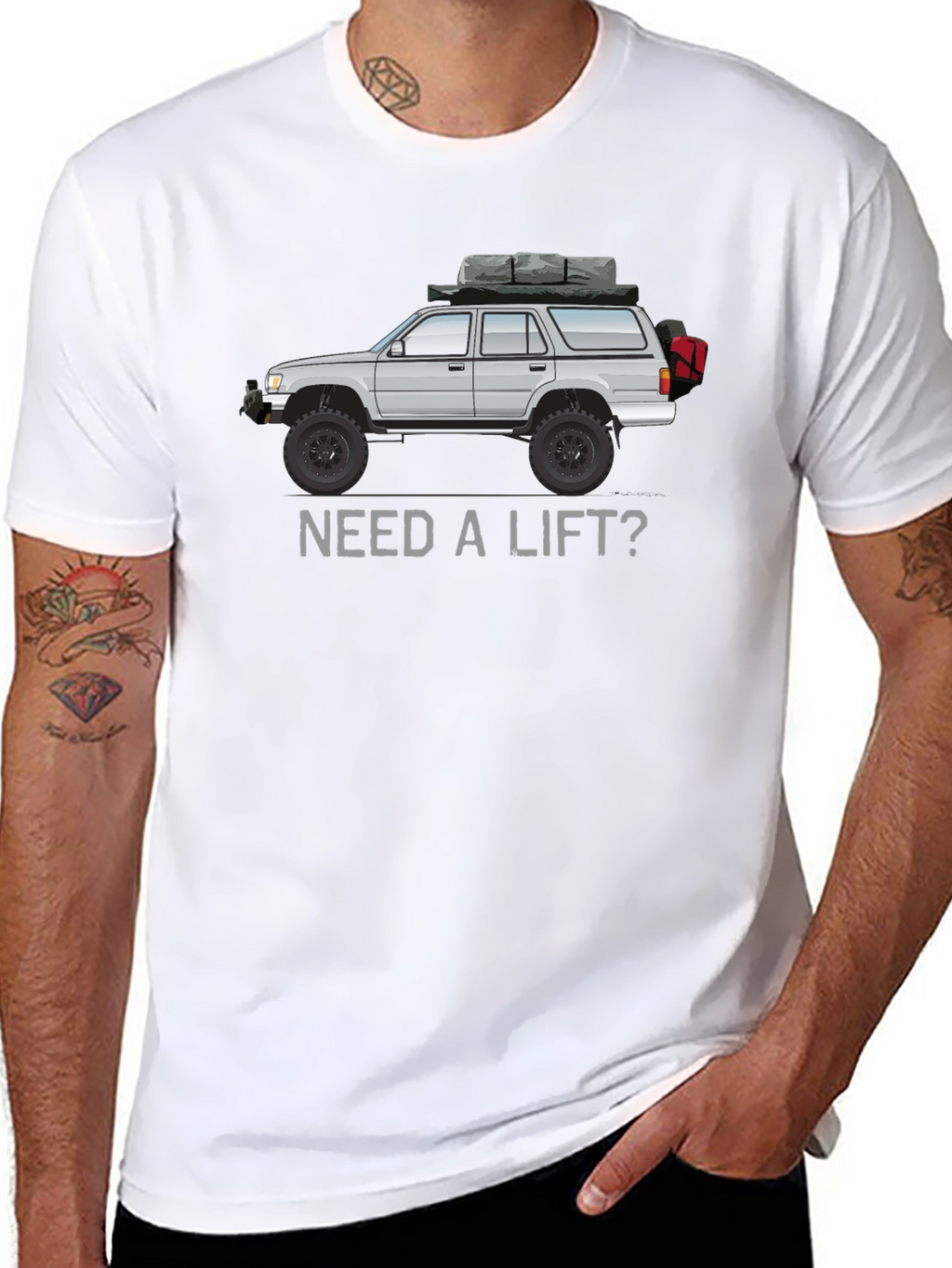 Need a Lift? 4Runner Tee - Off-Road Adventure
