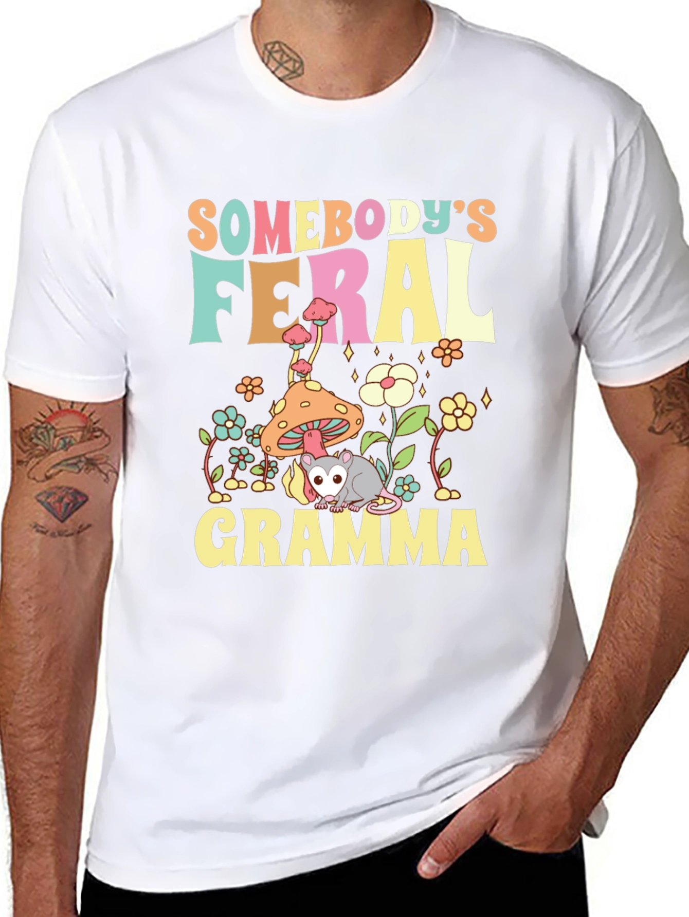 Feral Gramma Possum Graphic Tee