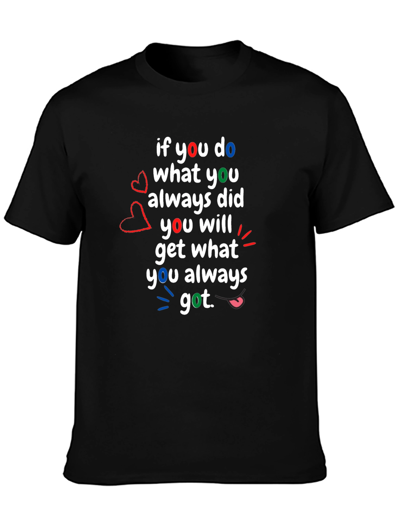 Motivational T-Shirt: If You Do What You Always Did