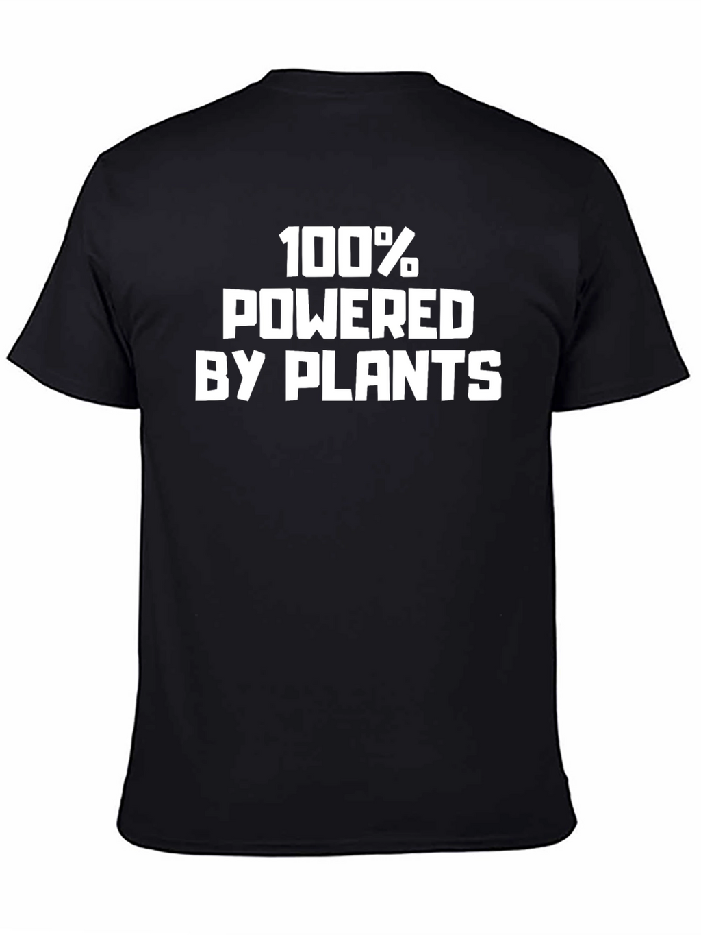 100% Powered by Plants T-Shirt - Vegan Lifestyle