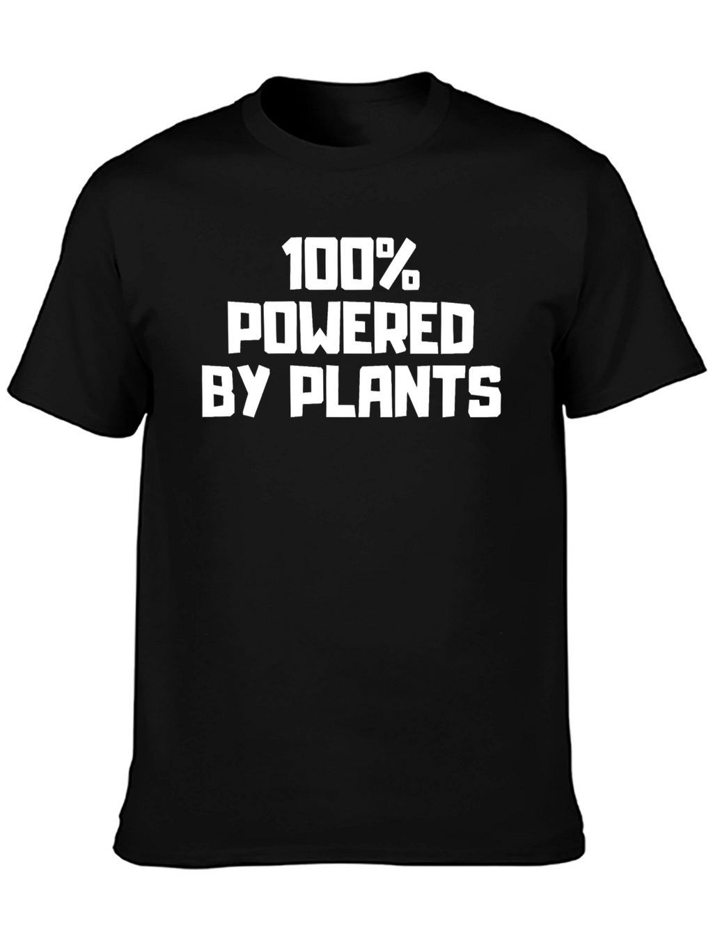 100% Powered by Plants T-Shirt - Vegan Lifestyle