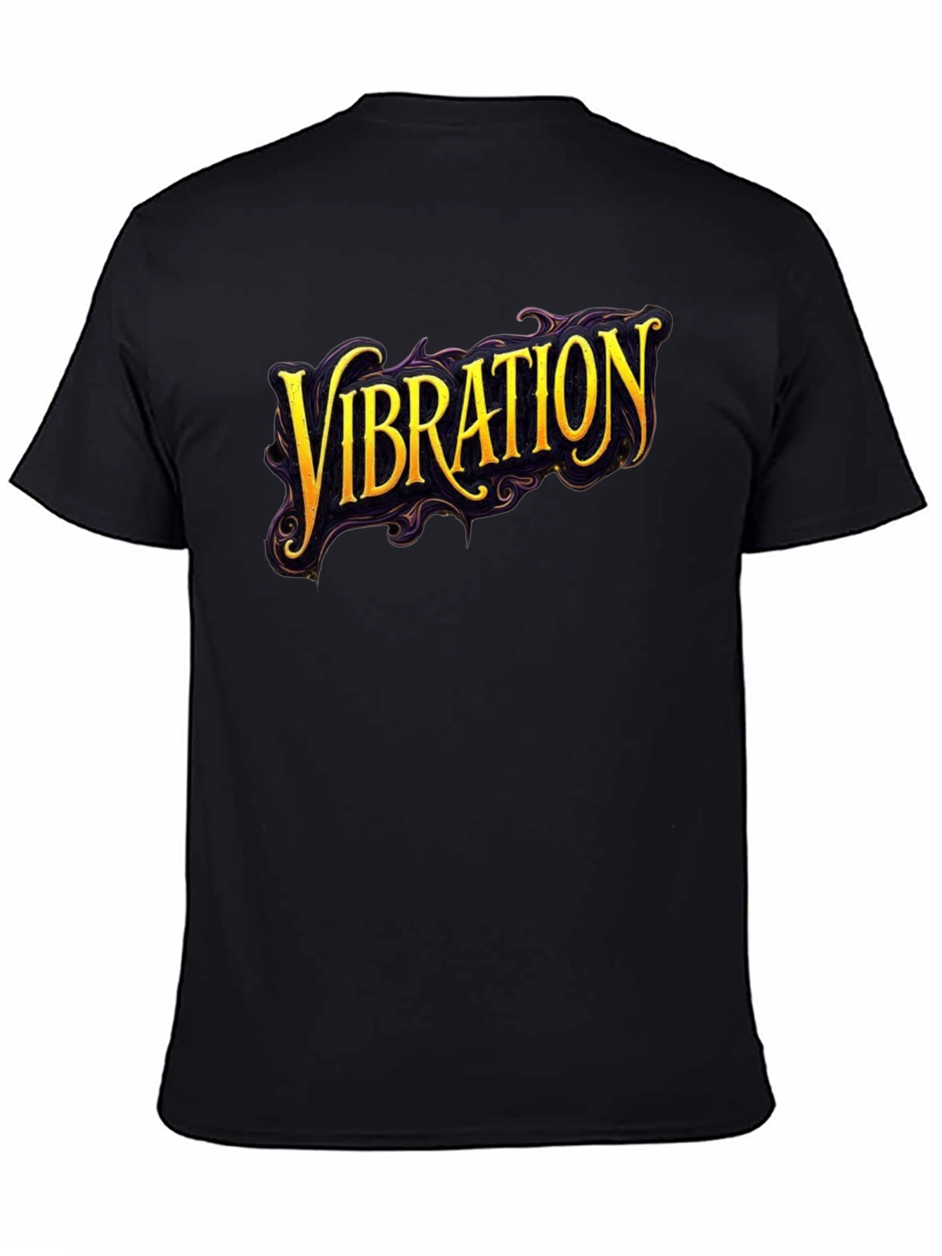 Vibration Graphic Black T-Shirt