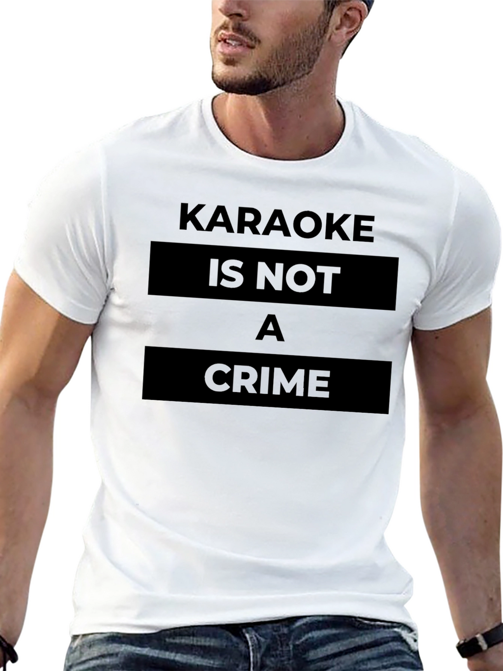 Karaoke Is Not A Crime - Graphic T-Shirt