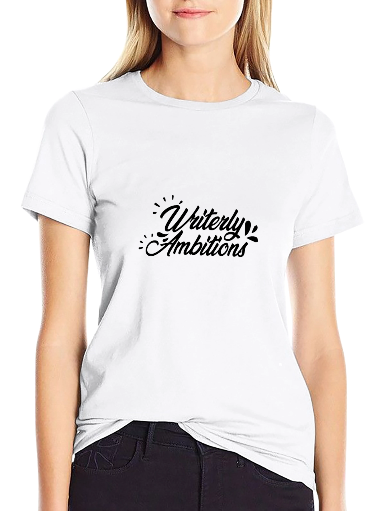 Writerly Ambitions Black T-Shirt