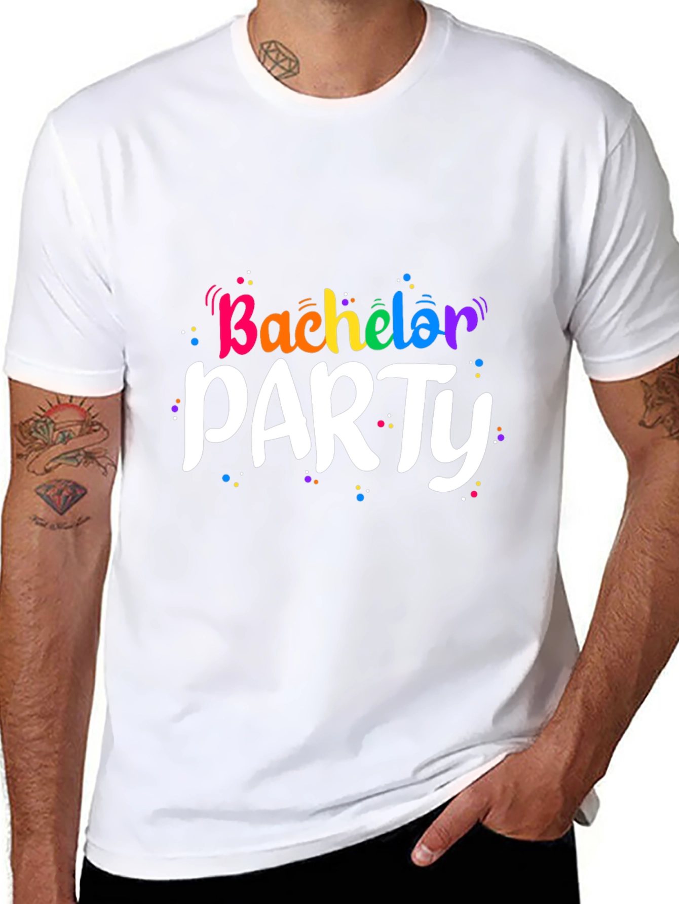 Bachelor Party Rainbow T-Shirt