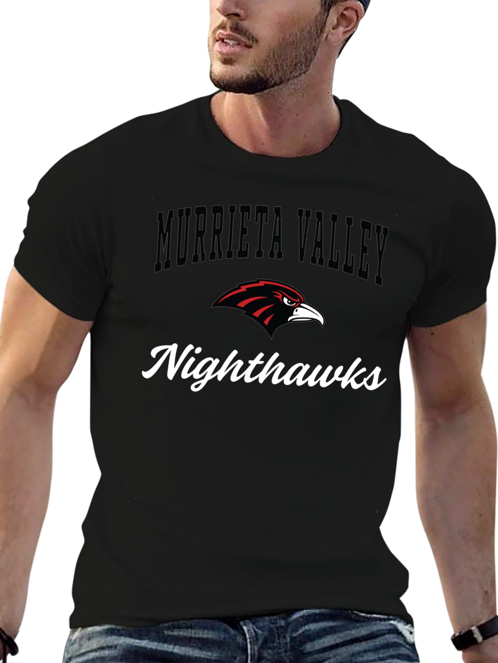 Murrieta Valley Nighthawks Black T-Shirt
