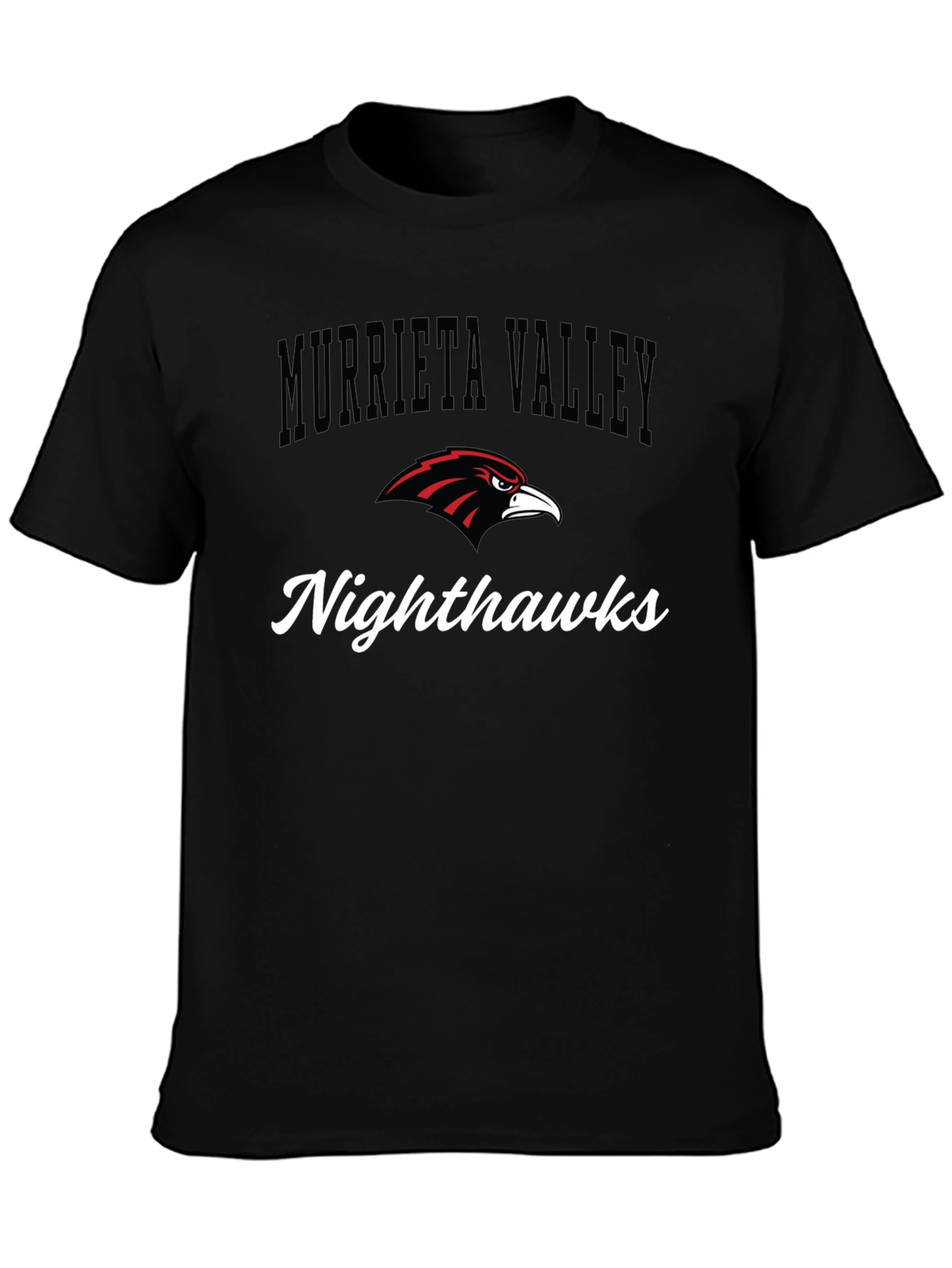 Murrieta Valley Nighthawks Black T-Shirt