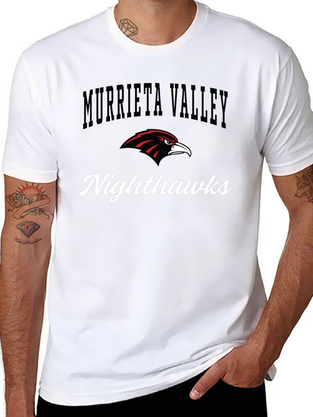 Murrieta Valley Nighthawks Black T-Shirt
