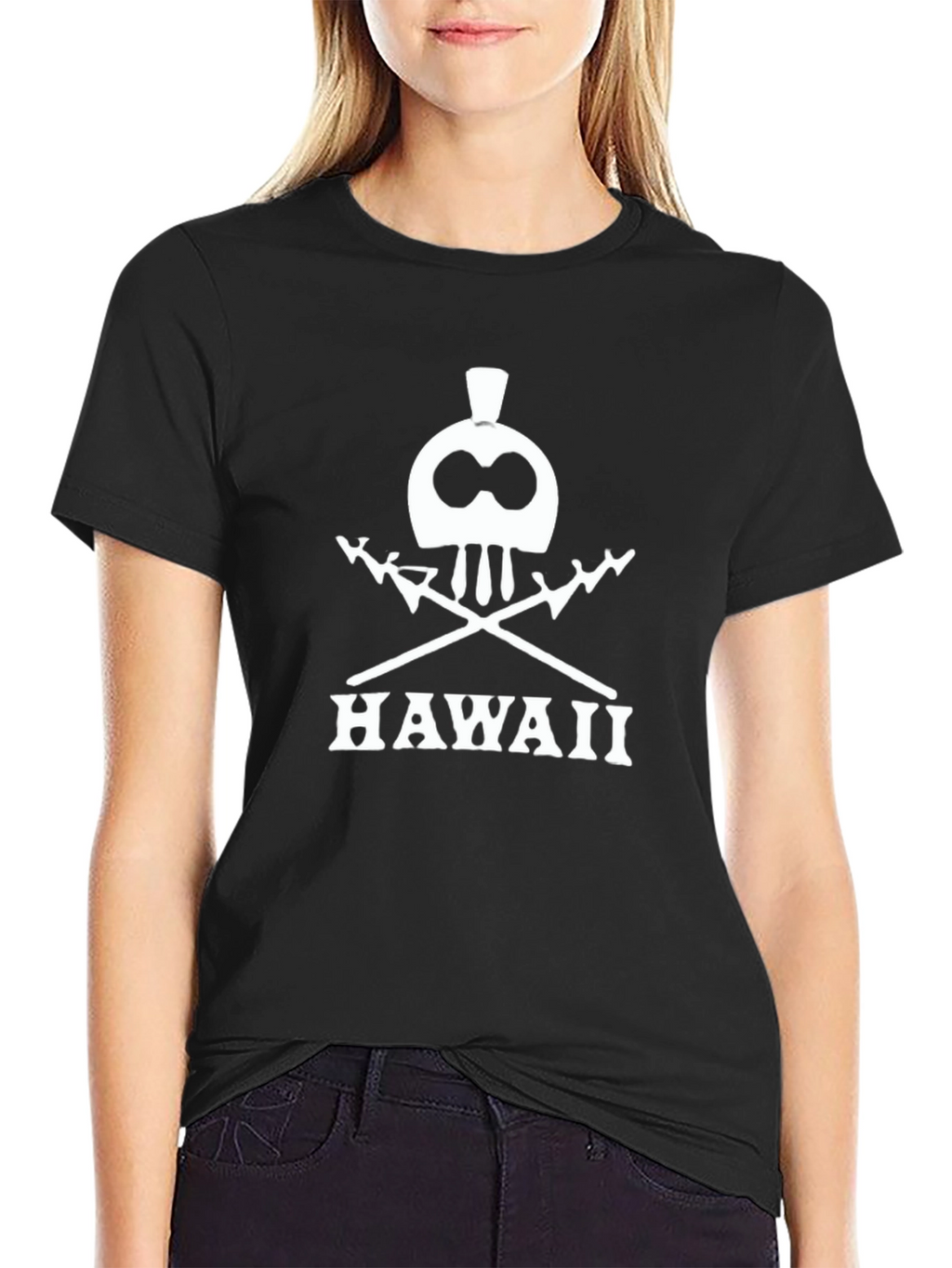 Hawaii Skull and Crossbones Graphic Tee