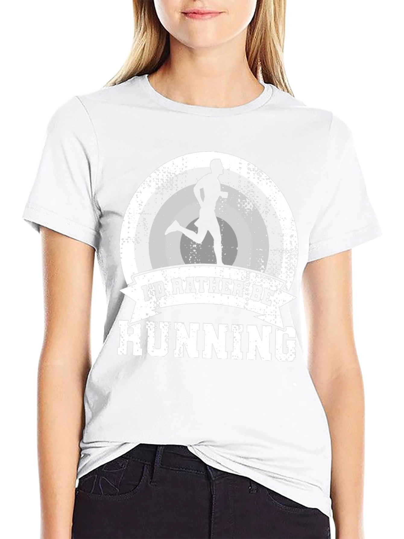 Id Rather Be Running Mens Graphic Tee