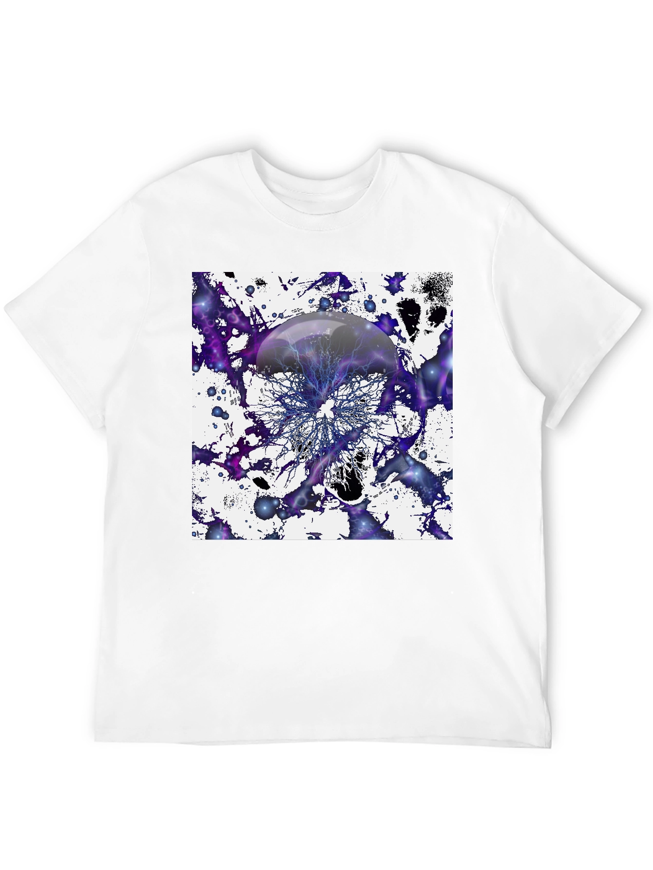 Abstract Jellyfish Design T-Shirt