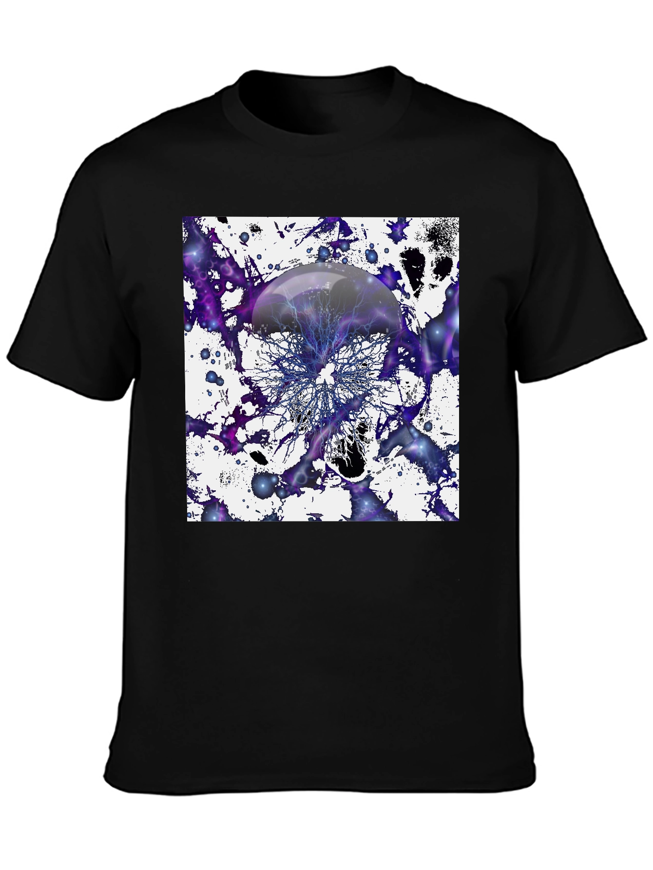 Abstract Jellyfish Design T-Shirt