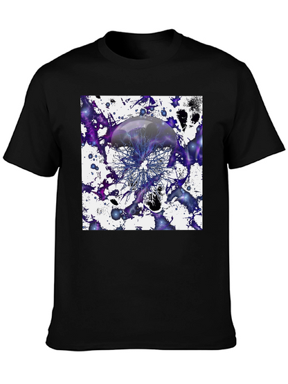Abstract Jellyfish Design T-Shirt